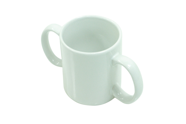 Aidapt Two Handled Ceramic Mug 350ml