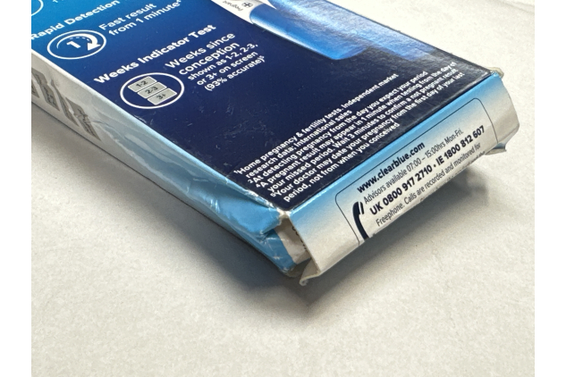 Clearblue Double Check & Date Pregnancy Test Combo Pack - 2 Tests | Imperfect Box Packaging
