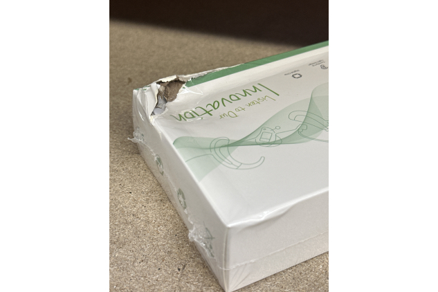 Rechargeable In-Ear Sound Amplifier with Charging Case | Damaged Outer Box Packaging See Photos