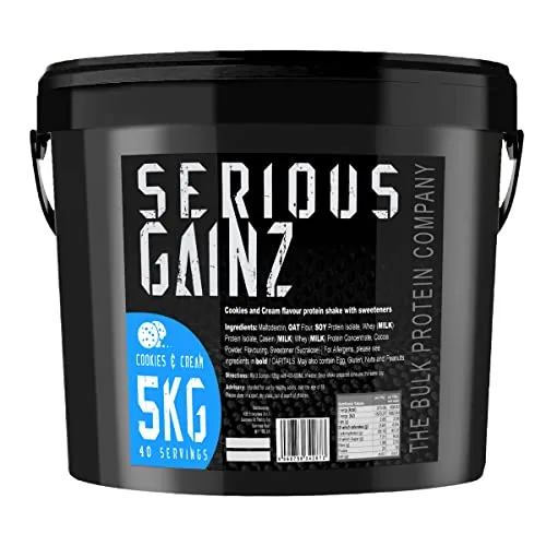 Serious Gainz Cookies & Cream Mass Gainer 5kg