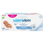 WaterWipes Sensitive+ Baby Wipes 6 x 60