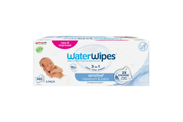 WaterWipes Sensitive+ Baby Wipes 6 x 60