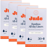 Jude Bamboo All-Day Liners 120 Pack