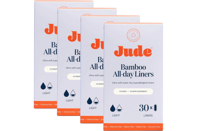 Jude Bamboo All-Day Liners 120 Pack