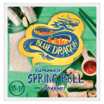 Blue Dragon Vietnamese Spring Roll Wrappers 134g