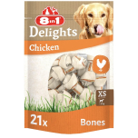 8in1 Delights Chicken Chew Bones XS 21 Pack
