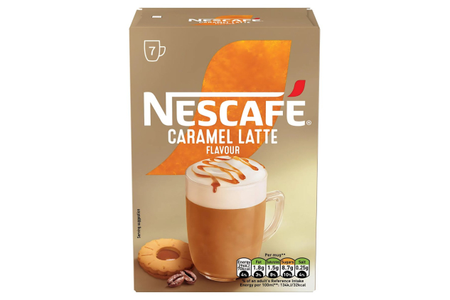 NESCAFÉ Caramel Latte Sachets 7 x 17g
