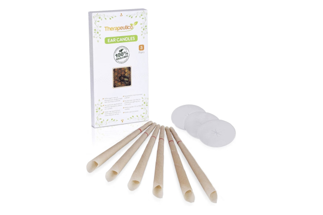 Natural Organic 100% Beeswax Hopi Ear Candles, 6 Hand-Crafted Candles
