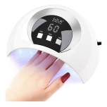UV Nail Lamp Nail Dryer 54W UV Lamps for Gel Nails with 3 Timer, Auto Sensor, LCD Screen, USB Plug
