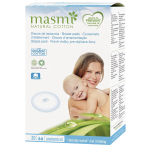 Masmi Natural Cotton Breastfeeding Pads, Ultra Soft, Hypoallergenic, Disposable Nursing Pads for Sensitive Skin
