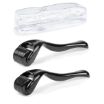 2Pcs Derma Roller 0.5mm & 1mm 540 Needles Microneedling Beard Roller 