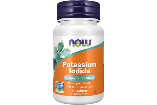 NOW Foods Potassium Iodide 30mg 60 Tablets