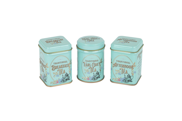 New English Teas Victorian Mini Tea Tins 3 Pack 70g