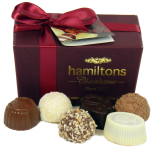 Hamiltons Burgundy Ballotin 12 Chocolates 140g