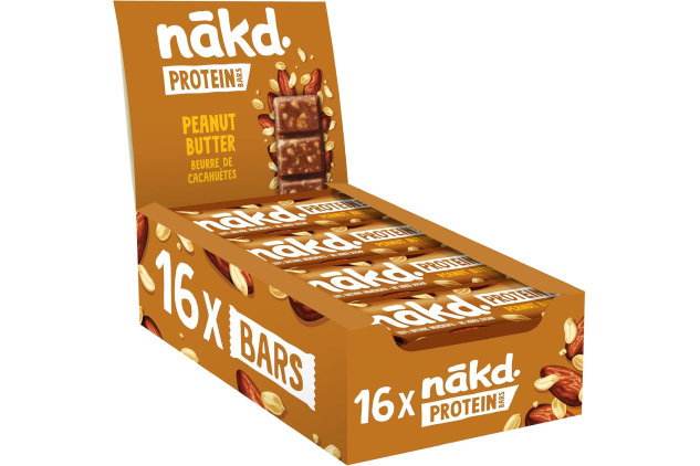 Nakd Peanut Butter Protein Bars 16 x 45g
