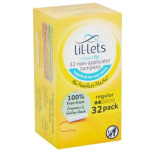Lil-Lets SmartFit Regular Non-Applicator Tampons 32