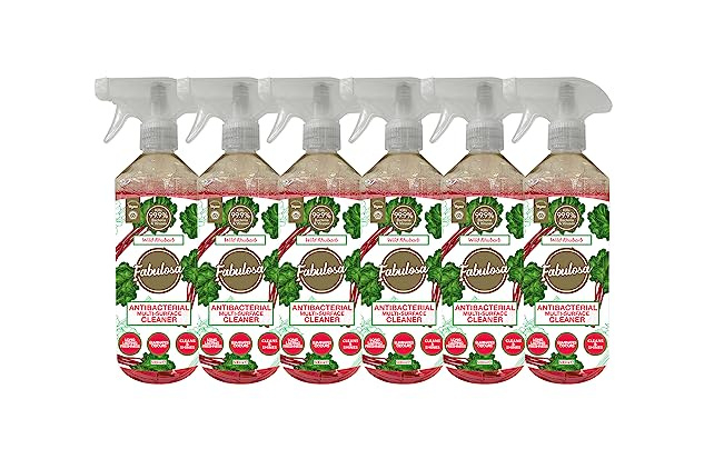 Fabulosa Wild Rhubarb Antibacterial Spray 6 x 500ml