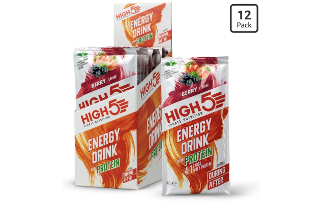 HIGH5 Energy Drink with Protein Berry 12 x 47g