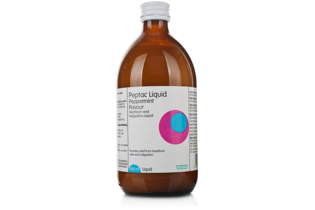 Peptac Peppermint Liquid 500ml | Heartburn Relief