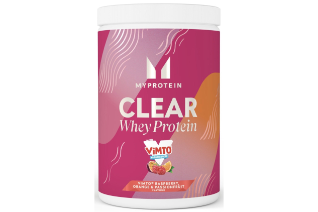 Myprotein Clear Whey Protein Vimto Raspberry Orange & Passionfruit 250g – 10 Servings