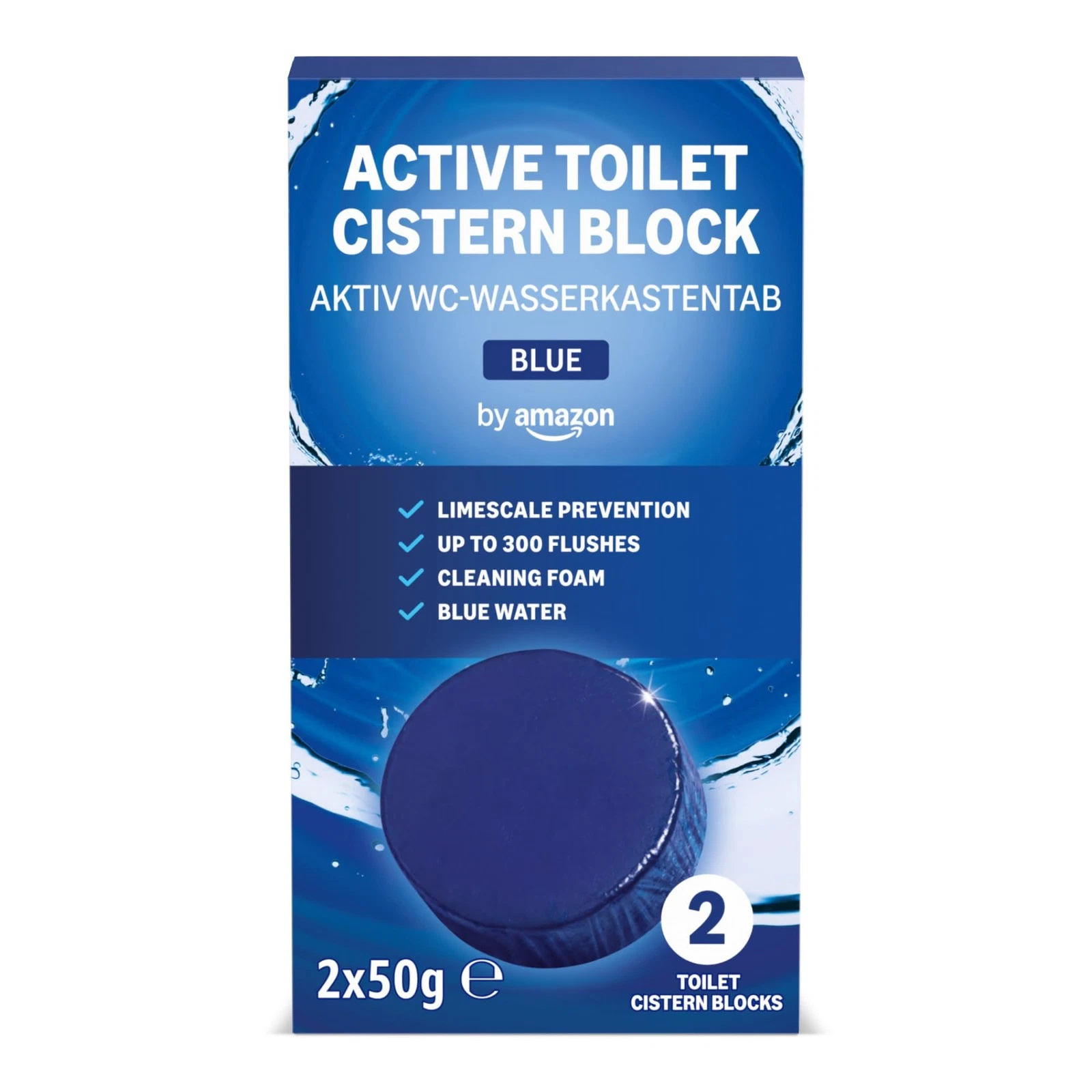 by Amazon Active Toilet Cistern Blocks 2 x 50g