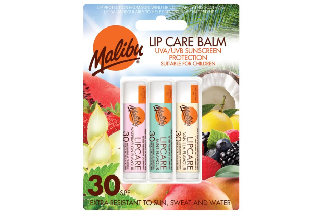 Malibu SPF30 Lip Balm Trio 3 x 4g