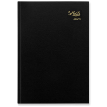 Letts Standard A5 Week to View 2025 Diary Black