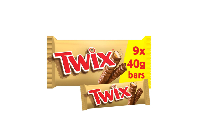 Twix Twin Caramel Chocolate Bars 9 x 40g