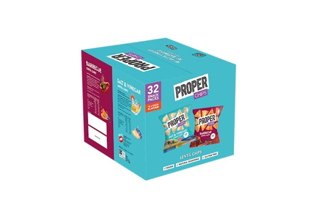 PROPERCHIPS BBQ & Salt and Vinegar 32 x 14g