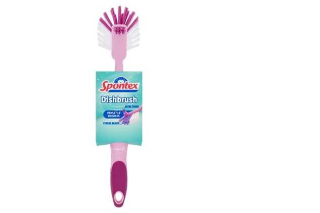 Spontex Style Dishbrush Pink | 27cm Washing-Up Brush