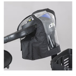 Ducksback Mobility Scooter Control Panel/Tiller Cover (Black) Protects Controls