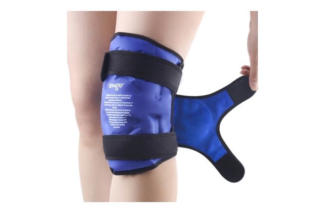 Hot & Cold Compression Knee Ice Wrap Reusable Support – Size Medium