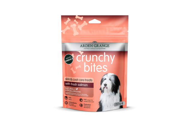 Arden Grange Salmon Crunchy Bites Dog Treats 225g