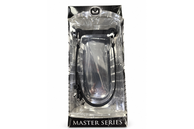 Master Series Horse Bit Gag with Adjustable Black Straps