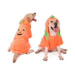 FLAdorepet Pumpkin Dog Costume Orange 5XL