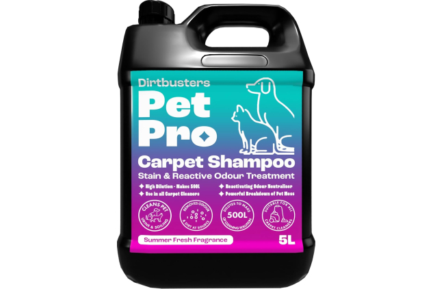 Dirtbusters Pet Pro Carpet Cleaner Shampoo 5L