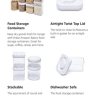 8-Piece Set of BPA-Free Airtight Food Storage Containers – Round & Square Options for Freshness
