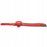 Dingo Gear Drago Red Leather Dog Collar 40-48cm