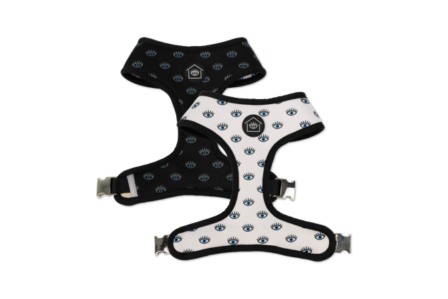 Jonathan Adler Wink Reversible Dog Harness Small