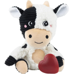 Webbox Colby Cuddle Cow Heartbeat Dog Toy