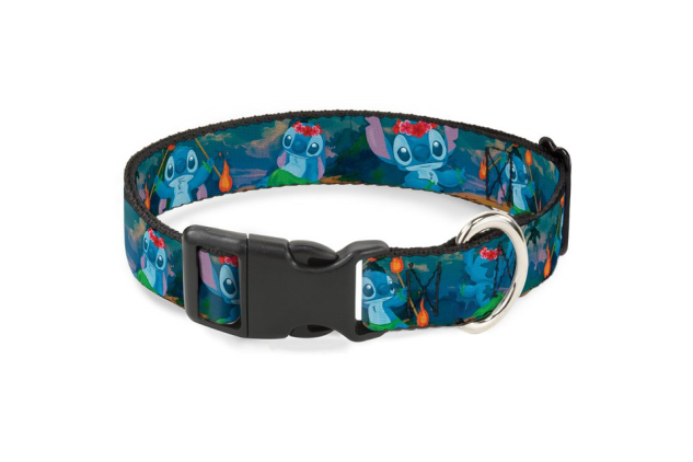 Disney Stitch Hula Dance Dog Collar Medium