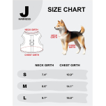 Pinkaholic New York Mabel Jacket Dog Harness Heart Pattern Fashionable Cute Spring Summer Harness for Small Dogs, Pink, Medium