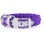 MyFamily Milano Nylon Dog Collar, Purple, Small/Medium
