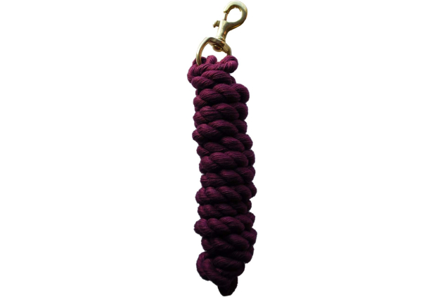 Rhinegold Burgundy Cotton Horse Lead Rope