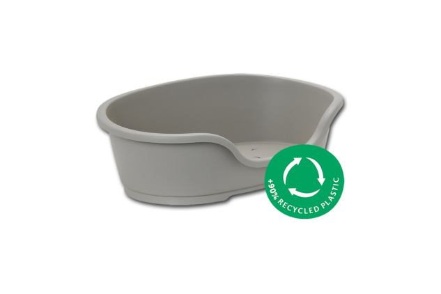 Moderna Domus Plastic Dog Pet Bed 60 cm/warm grey