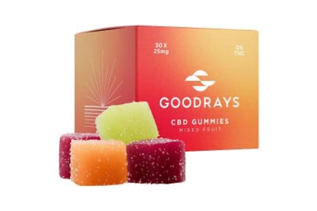 Goodrays Mixed Fruit CBD Gummies 30 x 25mg