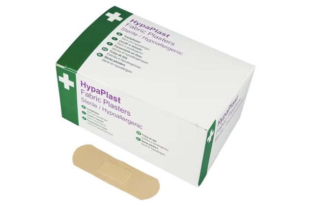 HypaPlast Fabric Plasters 7.2 x 2.5cm Pack of 100