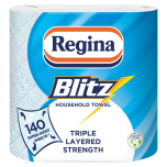 Regina Blitz 3-Ply Kitchen Roll 2 x 70 Sheets