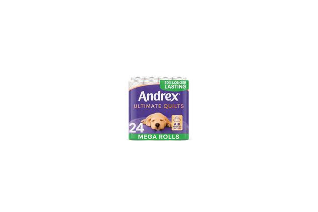 Andrex Ultimate Quilts 24 Mega Toilet Rolls