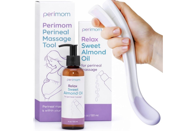Perimom Perineal Massage Kit & 120ml Oil